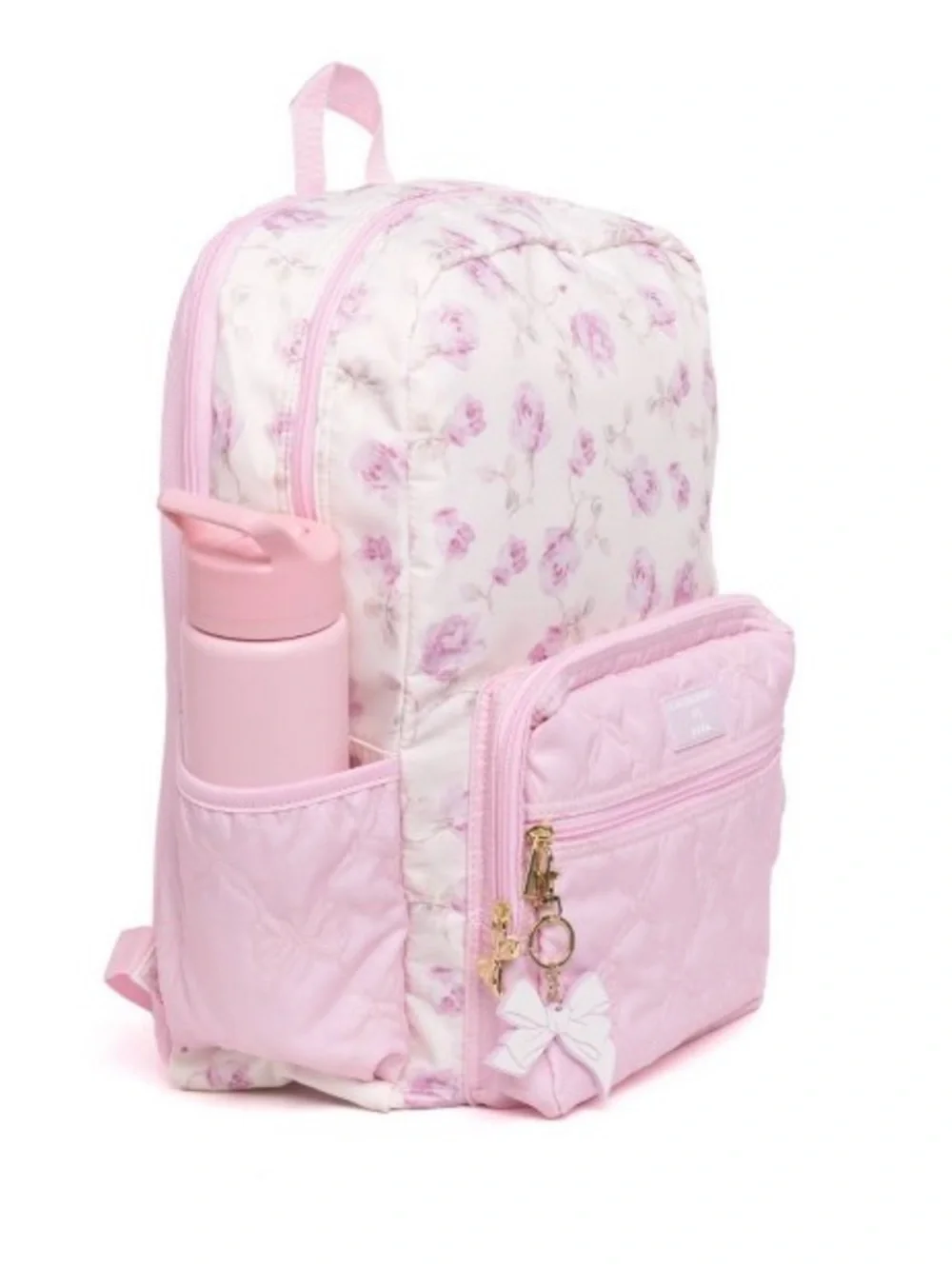 NWT LoveShackFancy x Target - Yoobi Ribbon Rosa Backpack Sterling Dusk